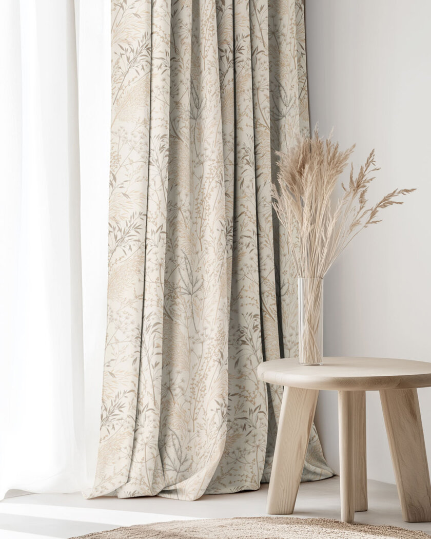 Dekorativer Vorhang Valencia - Wiesengräser