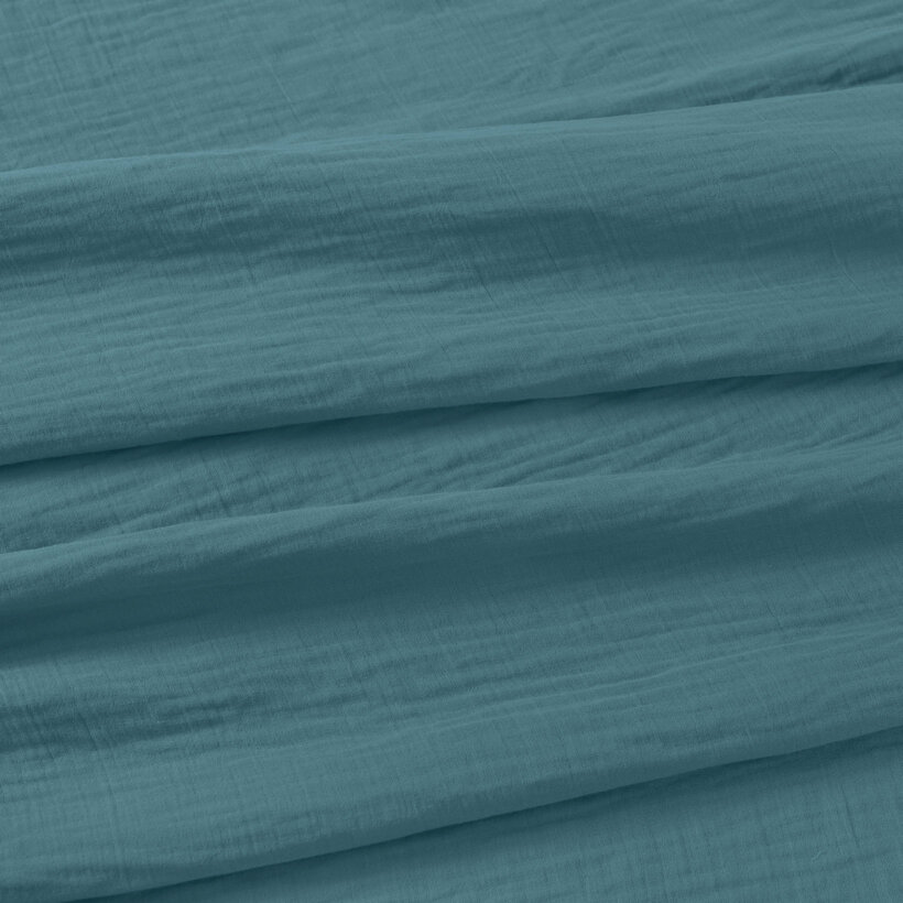 Musselinstoff – petrol