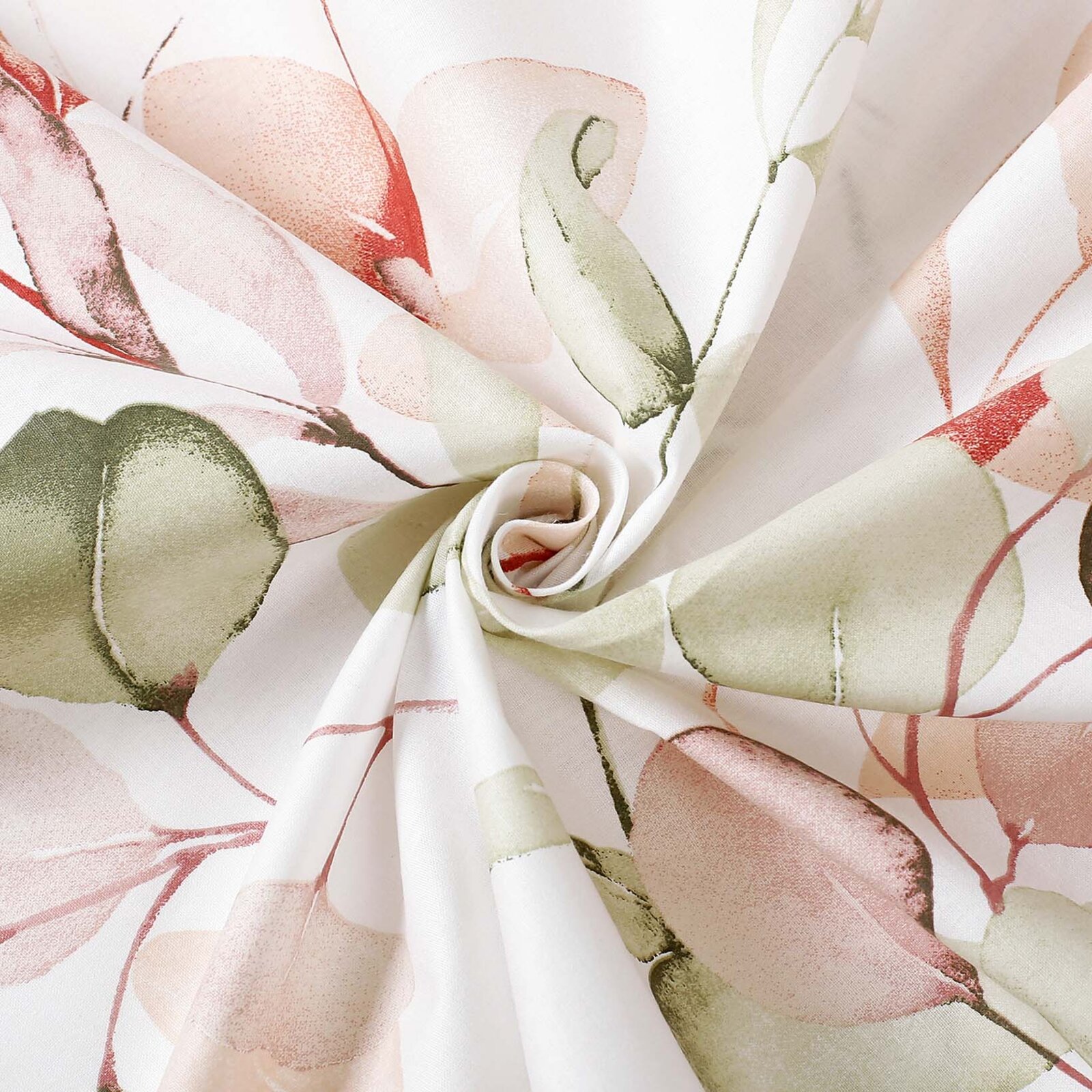 Baumwollstoff Deluxe - aquarelle Blumen