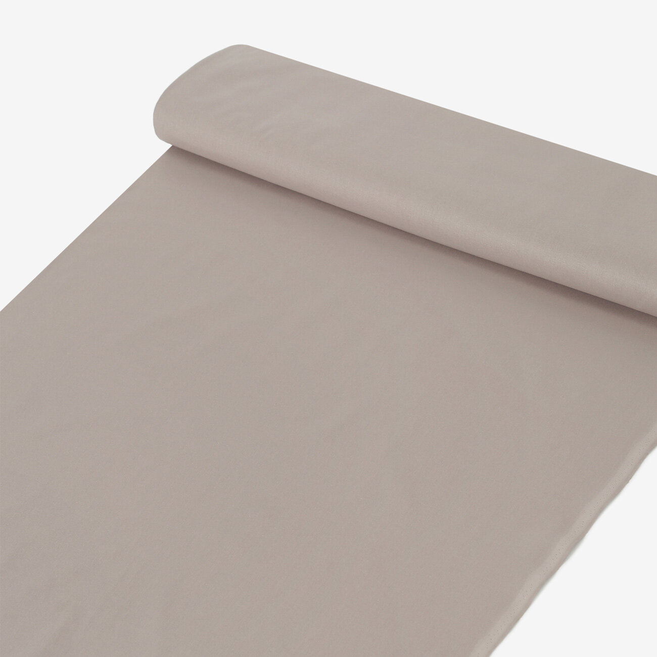 Baumwollstoff einfarbig Suzy - graubraun