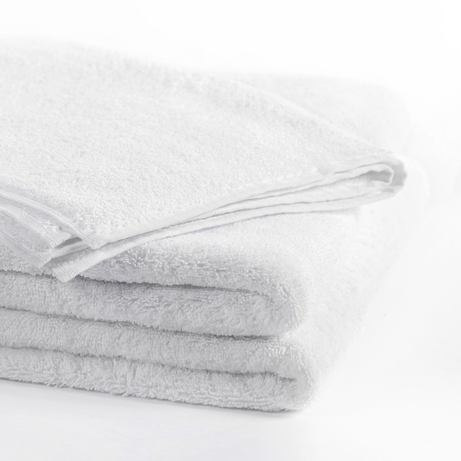 Hotel- Frotteehandtuch / Duschtücher ohne Bordüre - 400g/m2 - weiß