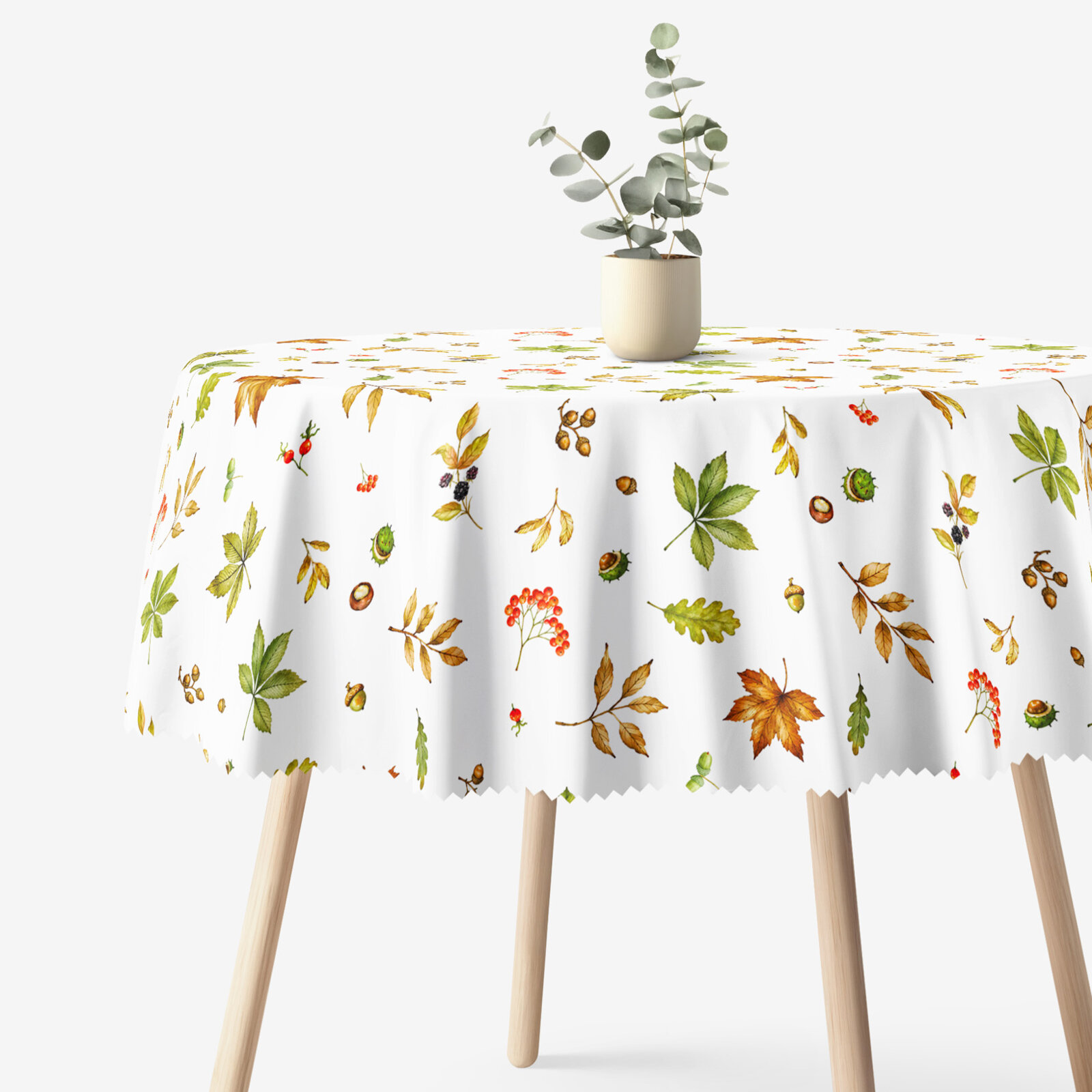 Runde Tischdecke Teflon - Zauber des Herbstes