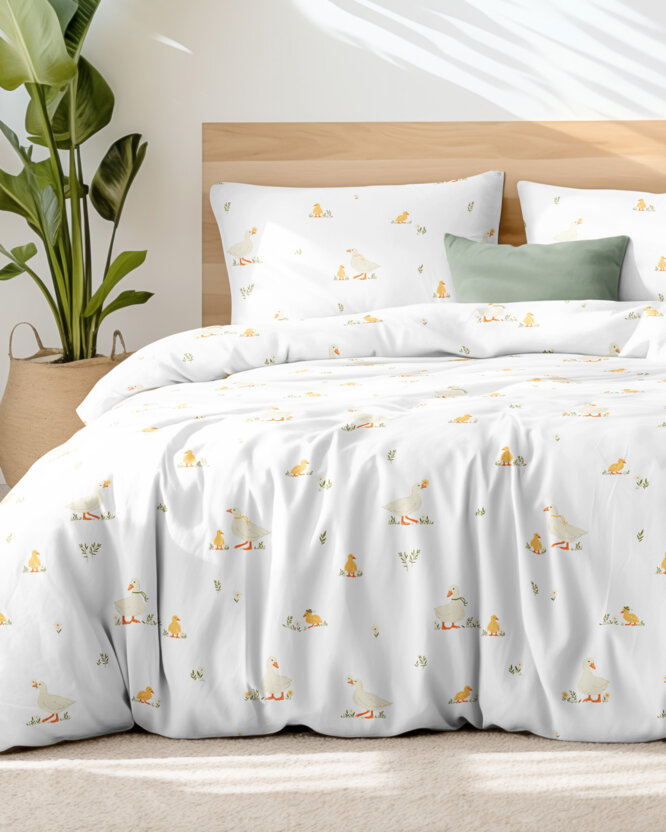 Ostern Bettwäsche aus Baumwolle - Enten