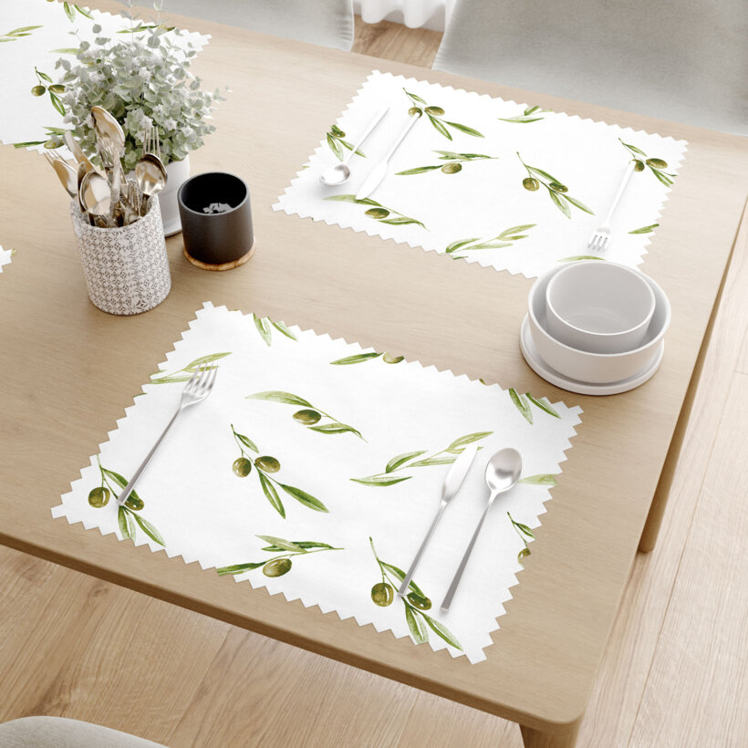 Teflon-Tischset - Oliven - Set 2 Stück
