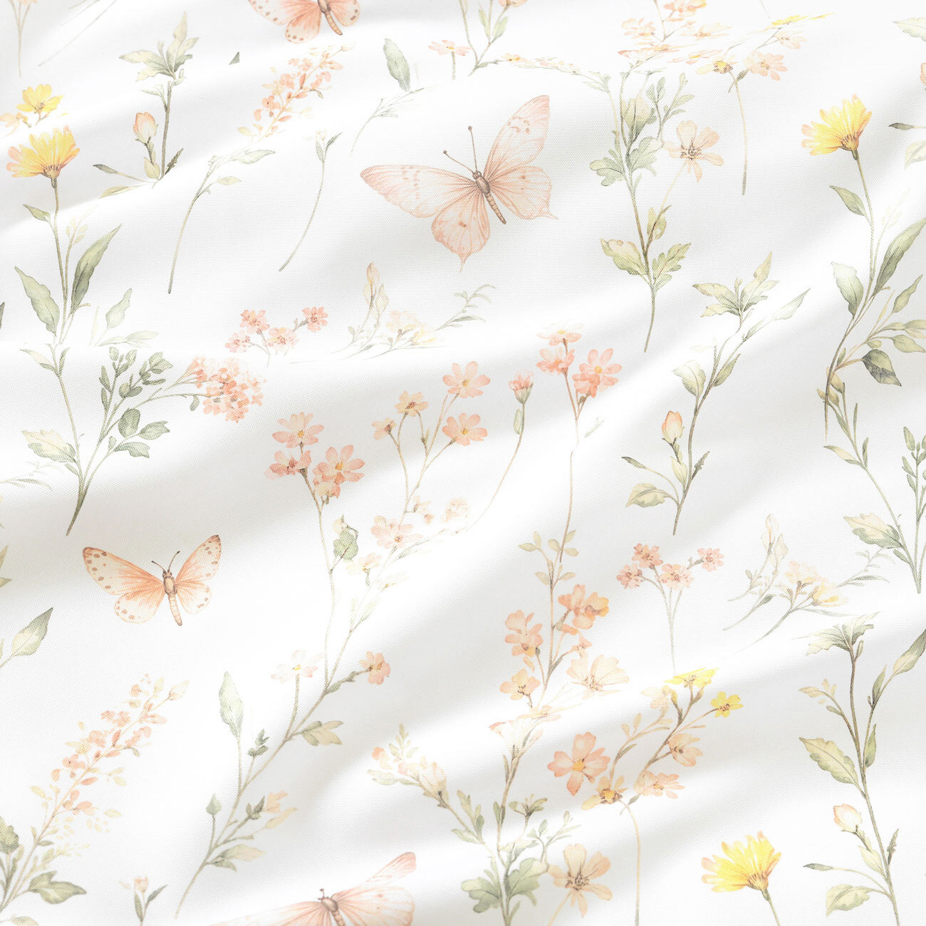 Teflonstoff für Tischdecken - Schmetterlingsgarten