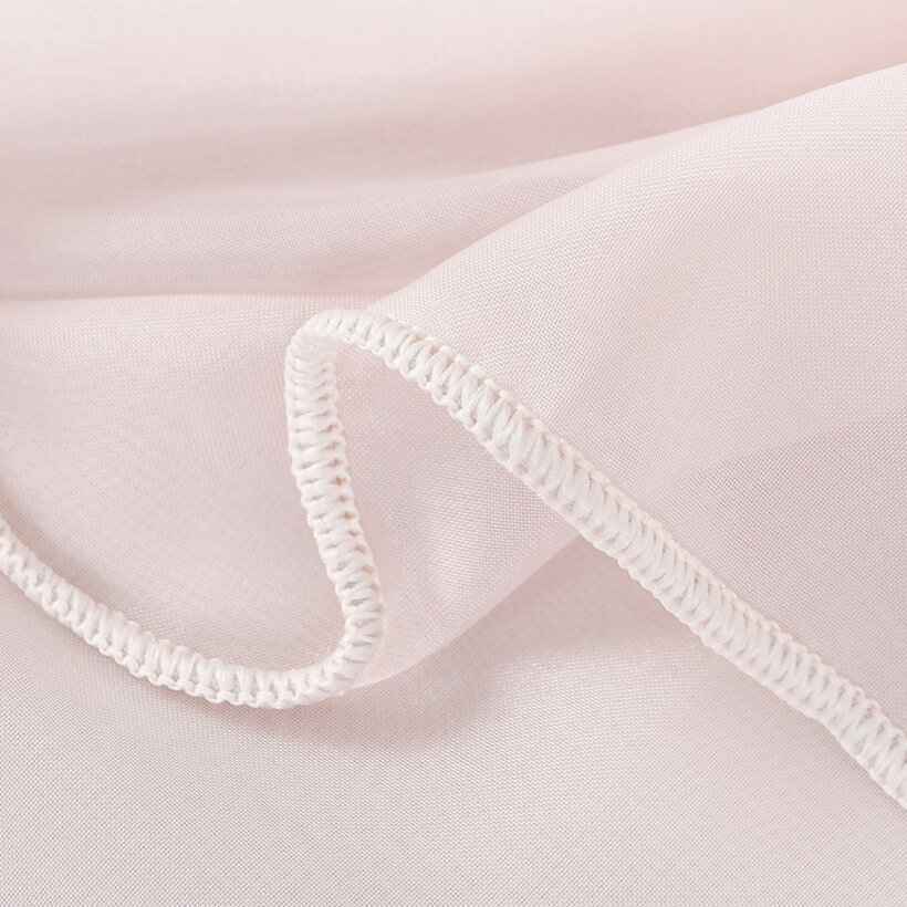 Glatter Voile – Puderrosa