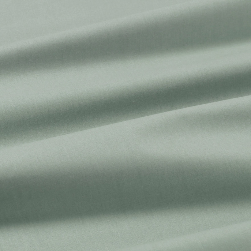 Eckige Tischdecke 100% Baumwolle - salbeigrün
