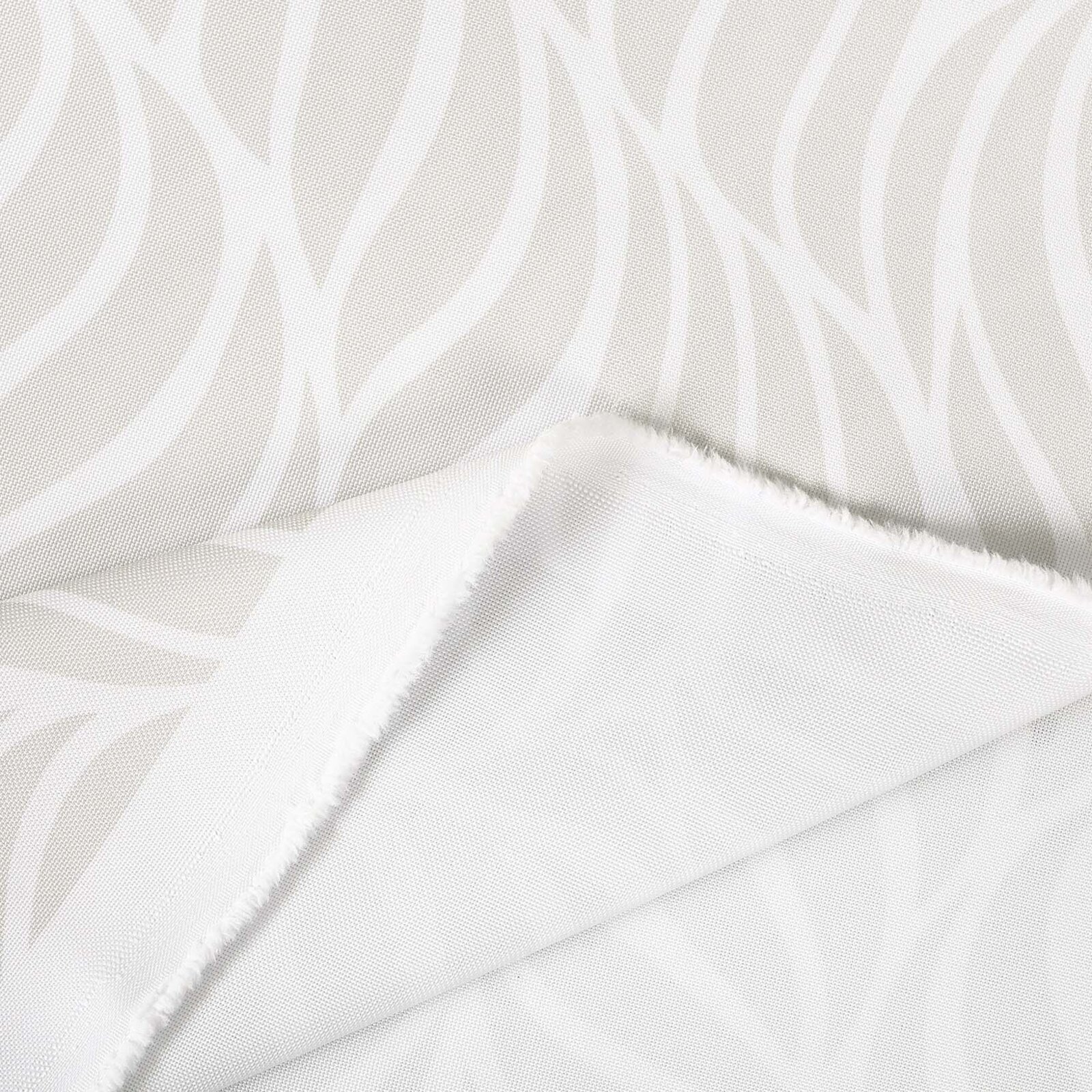 Teflonstoff für Tischdecken - Beige Linien