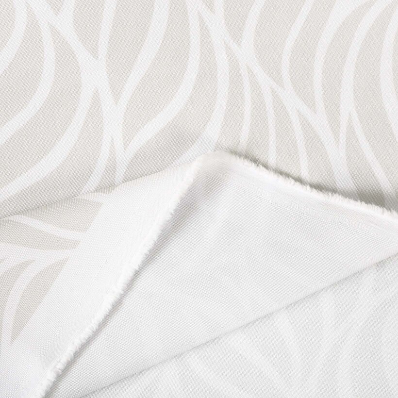 Teflonstoff für Tischdecken - Beige Linien