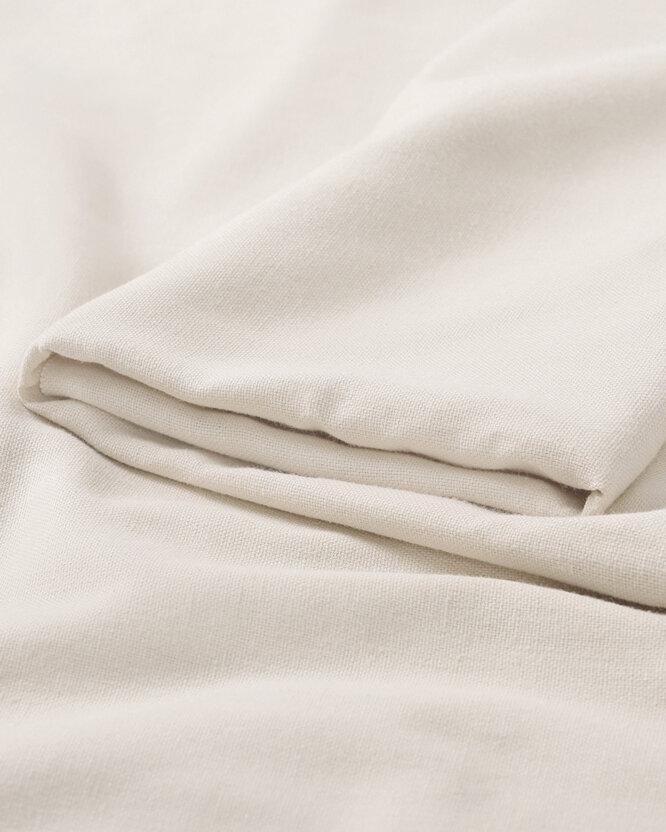 Natürlicher Leinenmischstoff - elfenbein