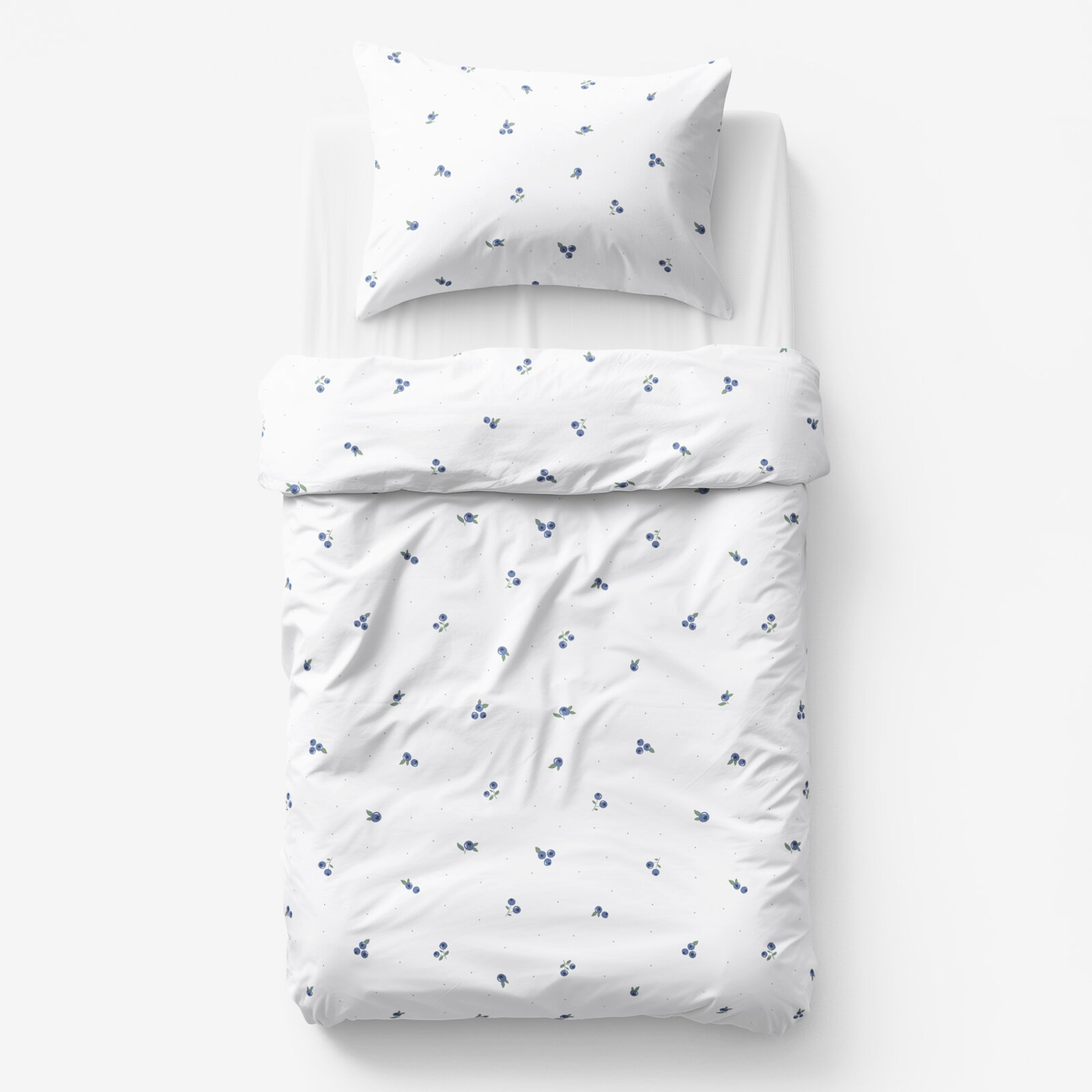 Kinder - Bettwäsche aus Baumwolle - Heidelbeeren