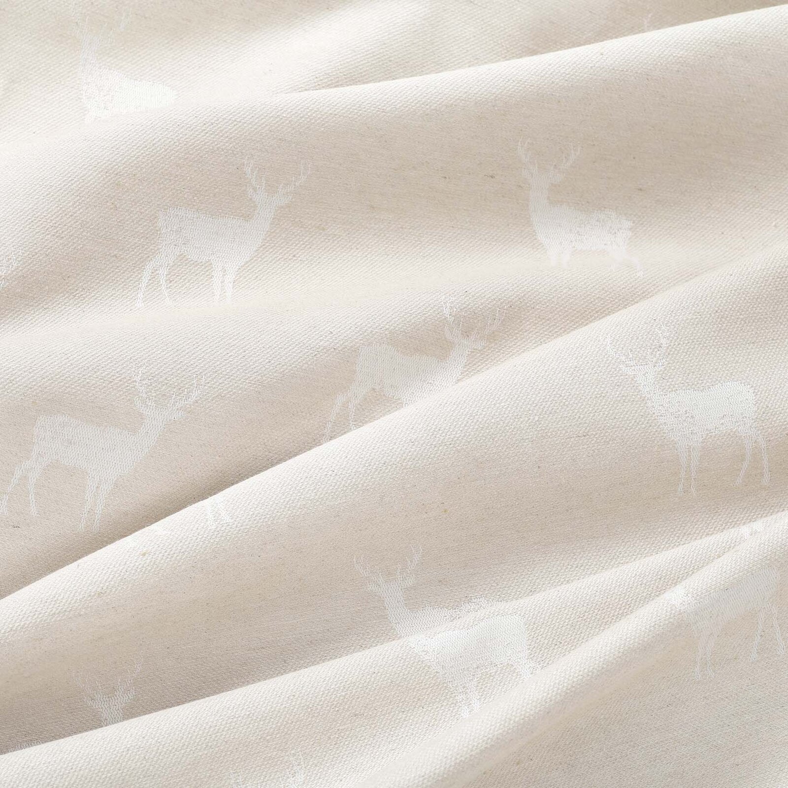 Weihnachtliches Tischset Natura - Hirsche auf natürlichem - Set 2 Stücke