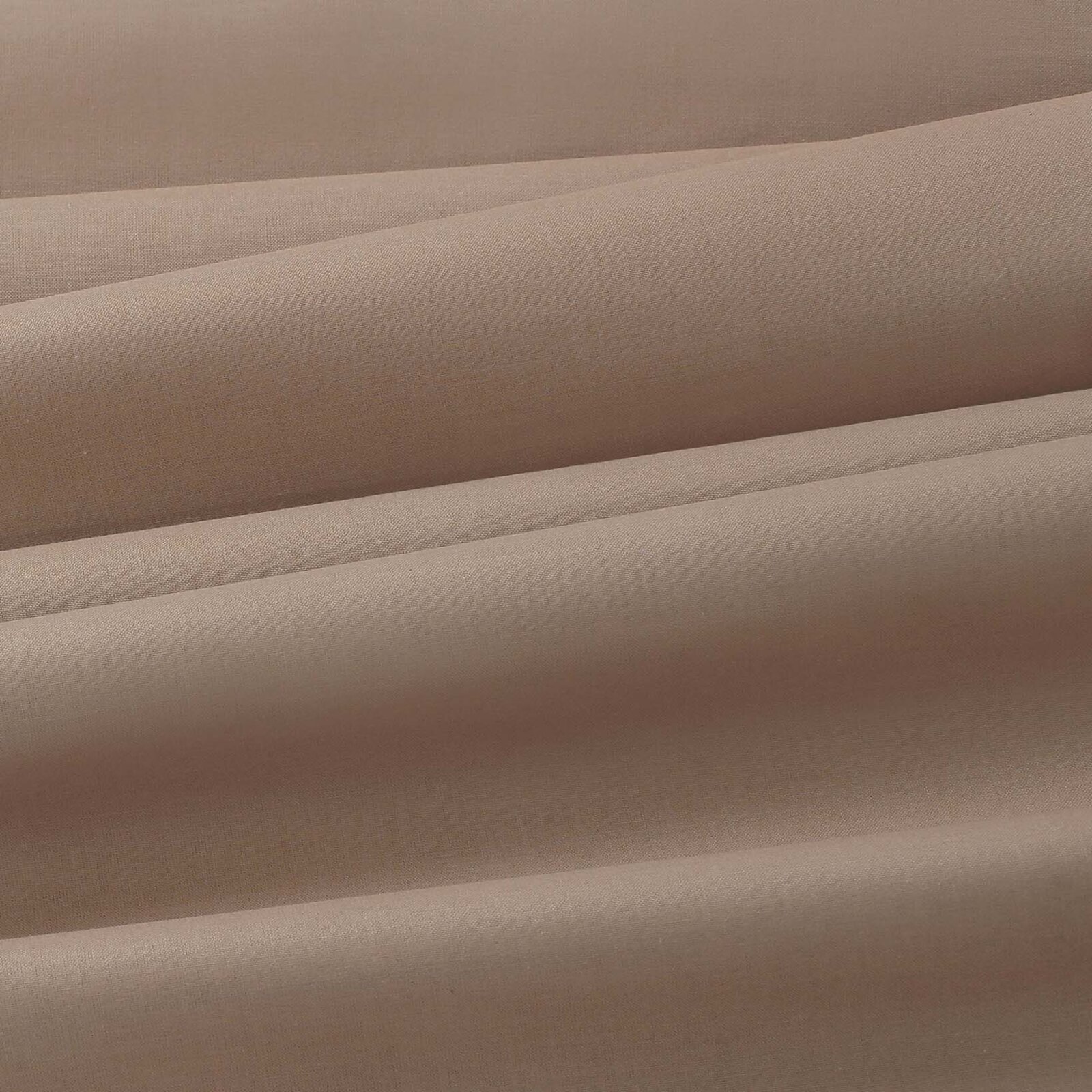 Eckige Tischdecke 100% Baumwolle - kaffeebraun