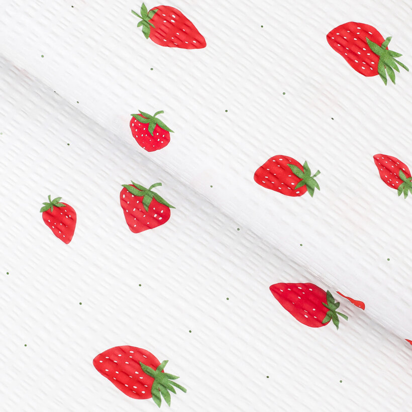 Seersucker - Erdbeeren