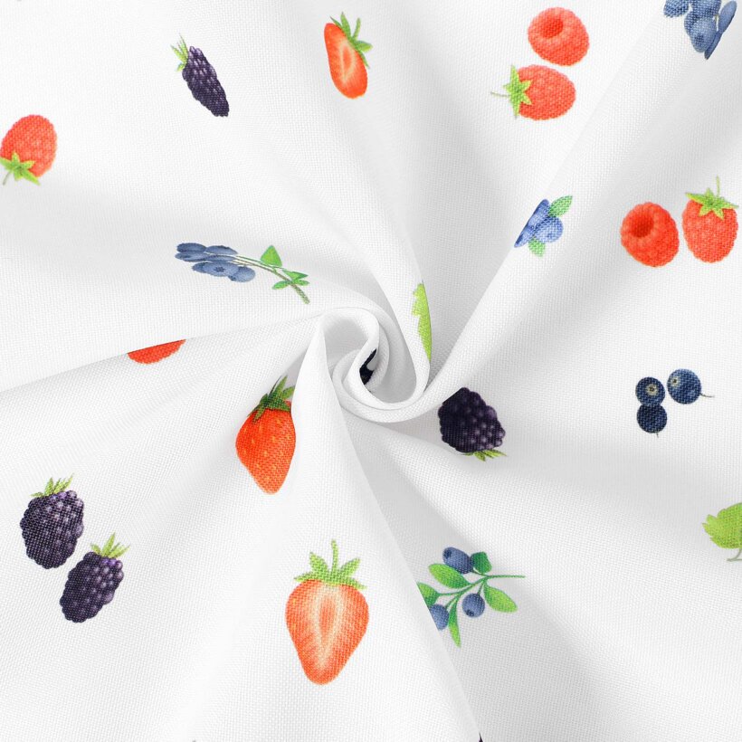 Teflonstoff für Tischdecken - Beeren