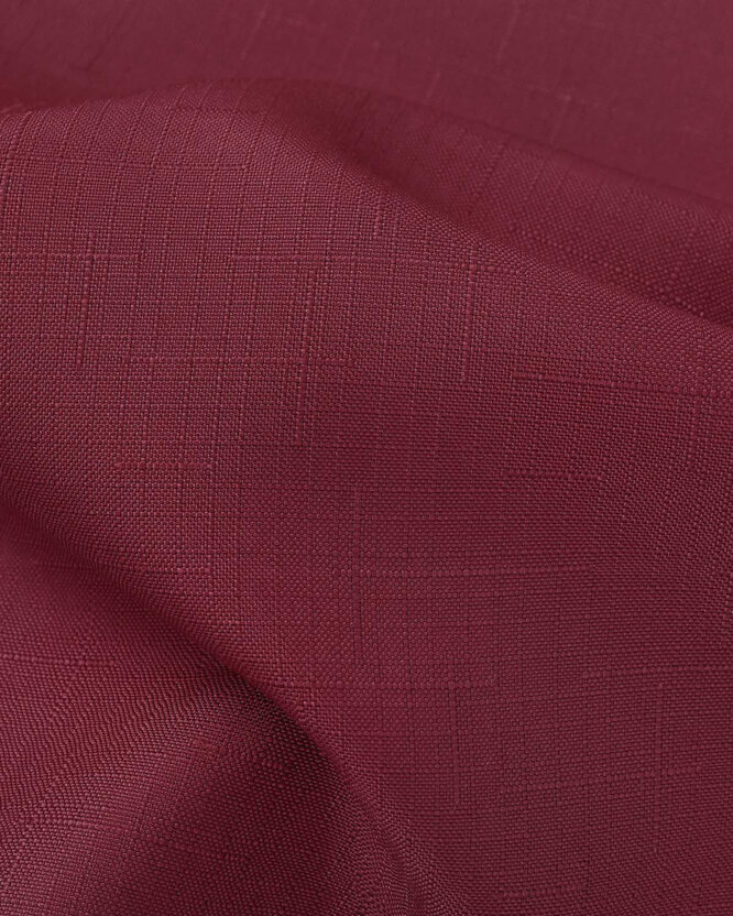 Ovale Weihnachts-Tischdecke Teflon - bordeauxrot