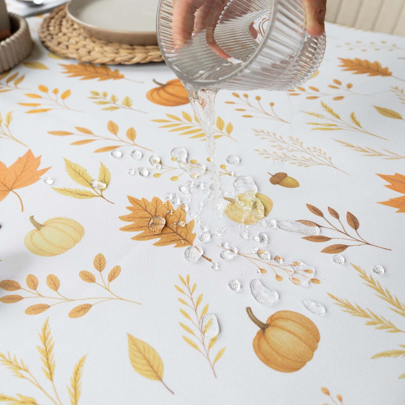 Eckige Tischdecke Teflon - Der Duft des Herbstes