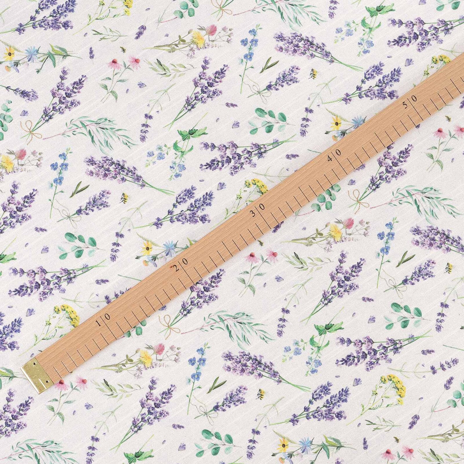 Dekorativer Stoff Valencia - Lavendelgarten