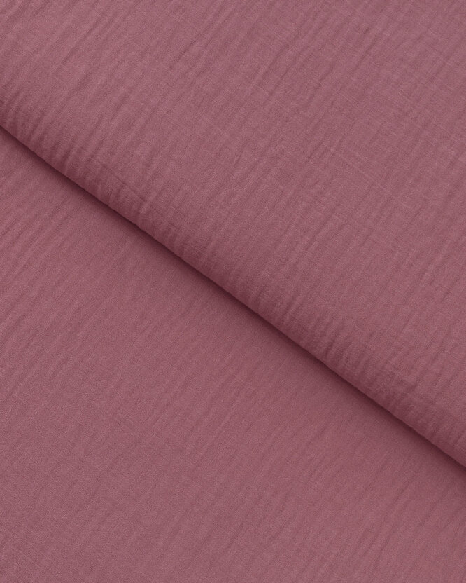 Musselinstoff – burgunderrosa