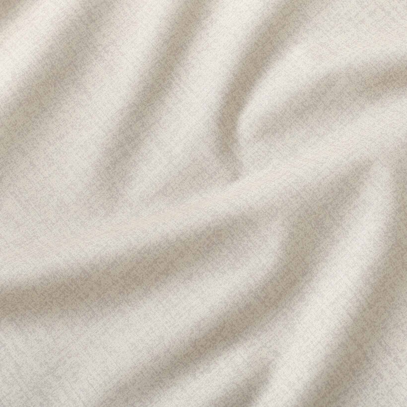 Ovale Tischdecke aus 100% Baumwolle - naturfarben, ungebleicht