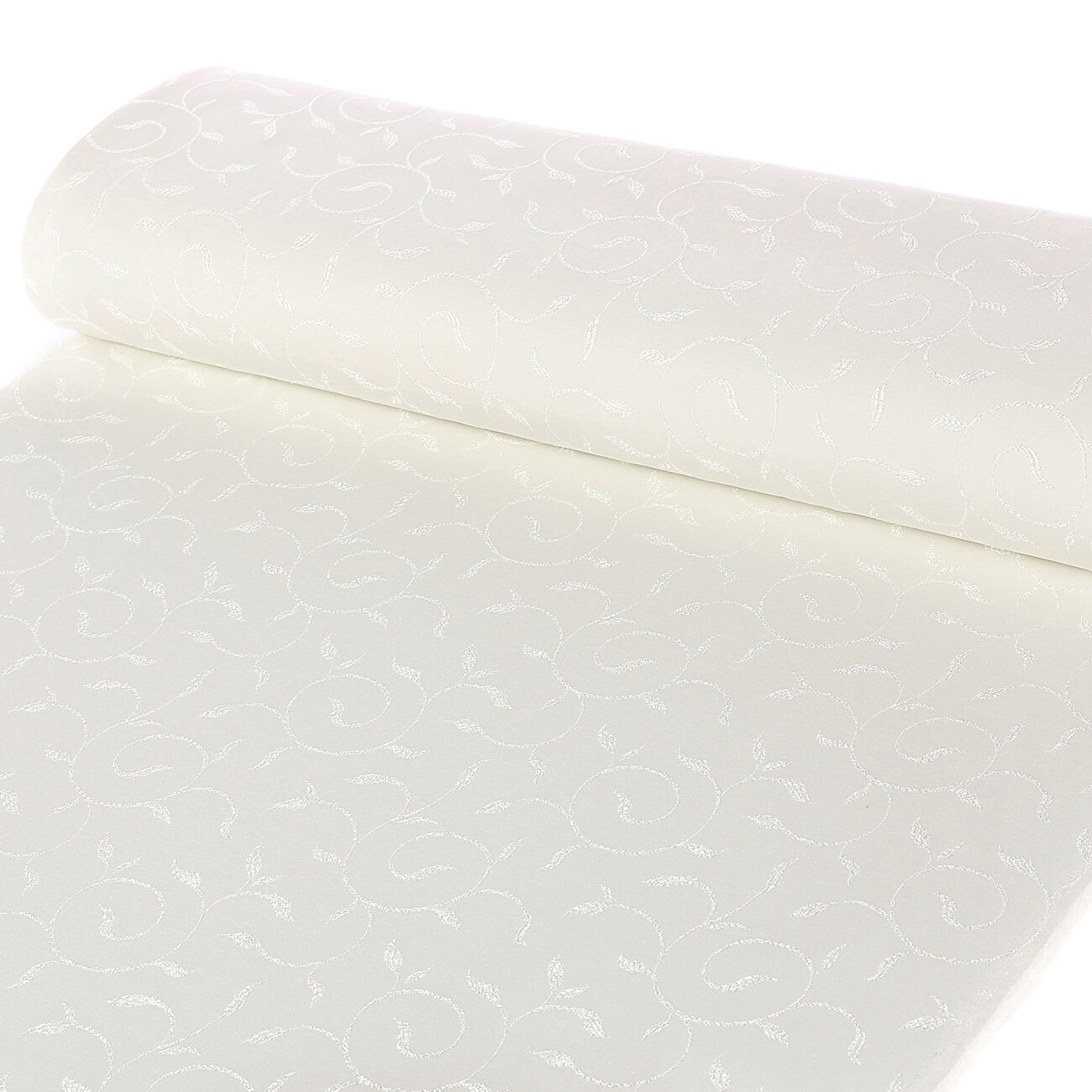 Teflonstoff für Tischdecken – creme mit großen Ornamenten