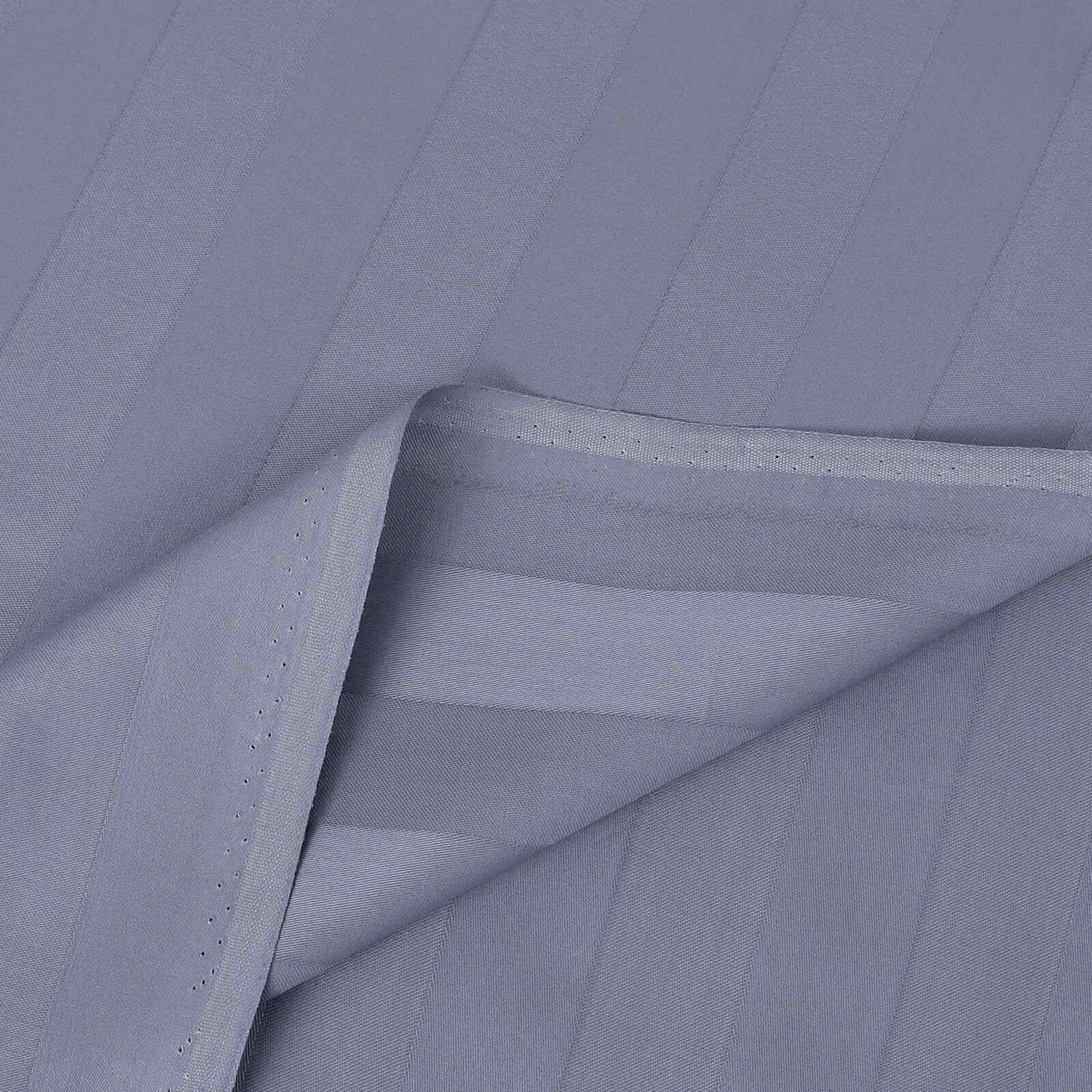 Damast - dunkelgraue Streifen mit Satin-Glanz