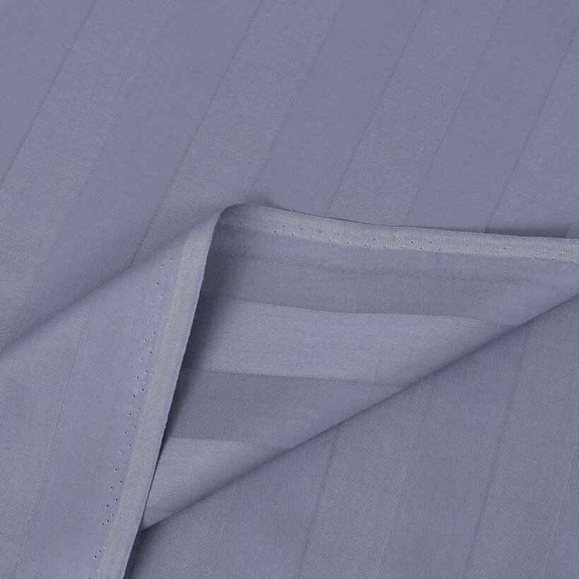 Damast - dunkelgraue Streifen mit Satin-Glanz