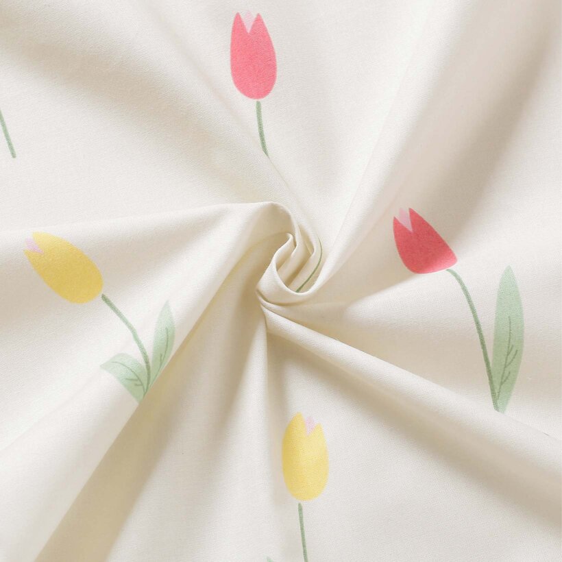 Baumwollstoff - Tulpen