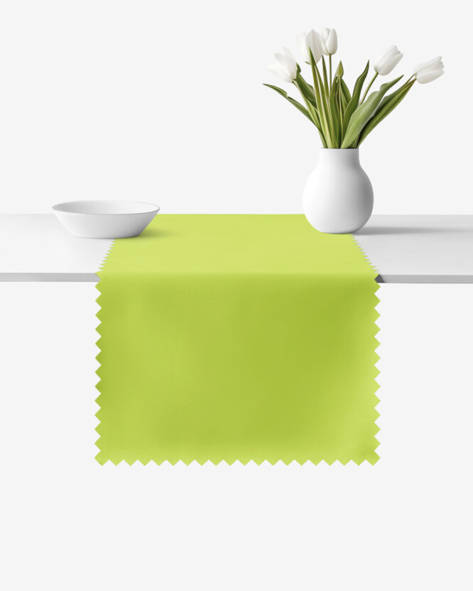 Běhoun na stůl teflonový - bílý