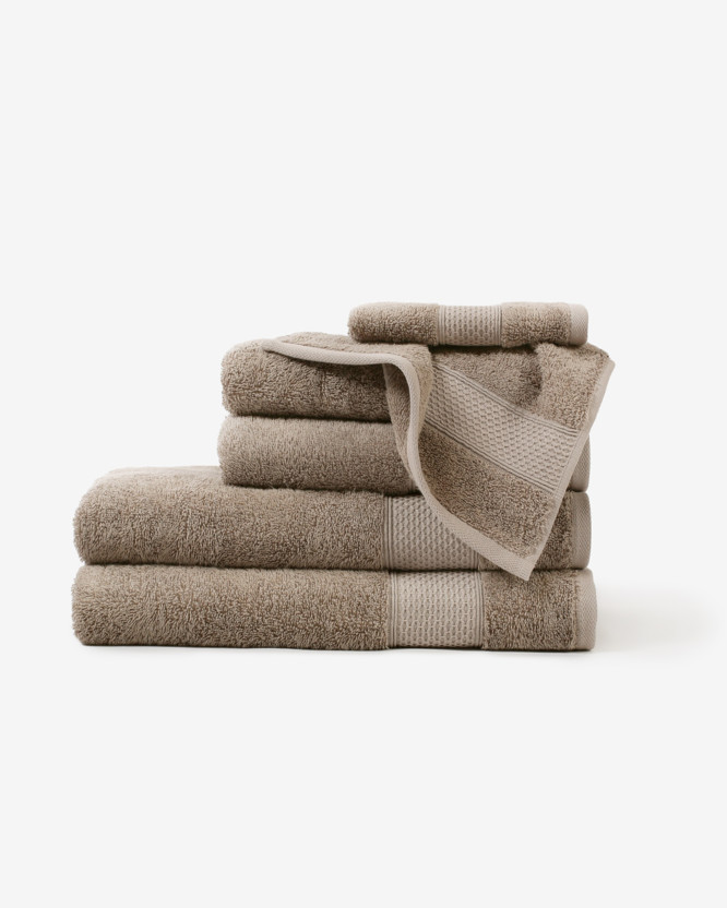 Bamboo Handtuch/Duschtücher Soft Lux - braun