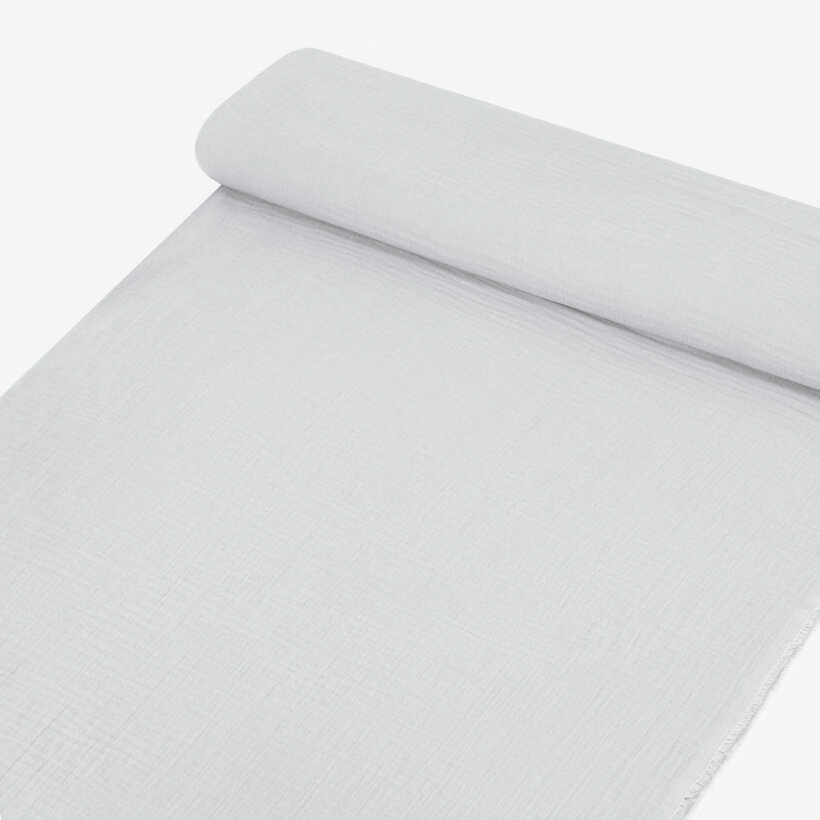 Musselinstoff – hellgrau