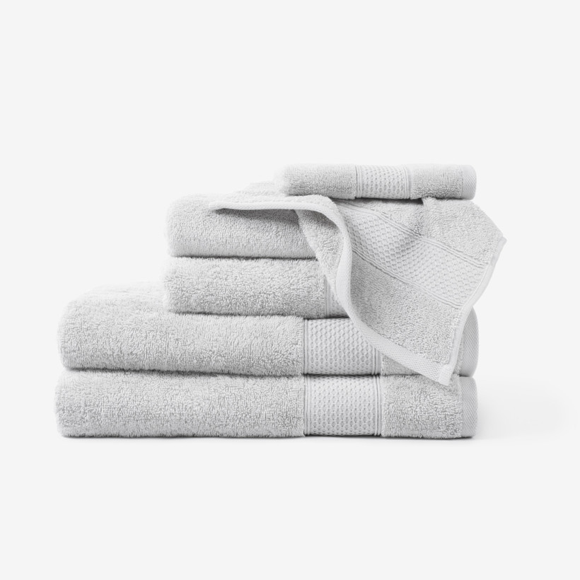 Bamboo Handtuch/Duschtücher Soft Lux - hellgrau