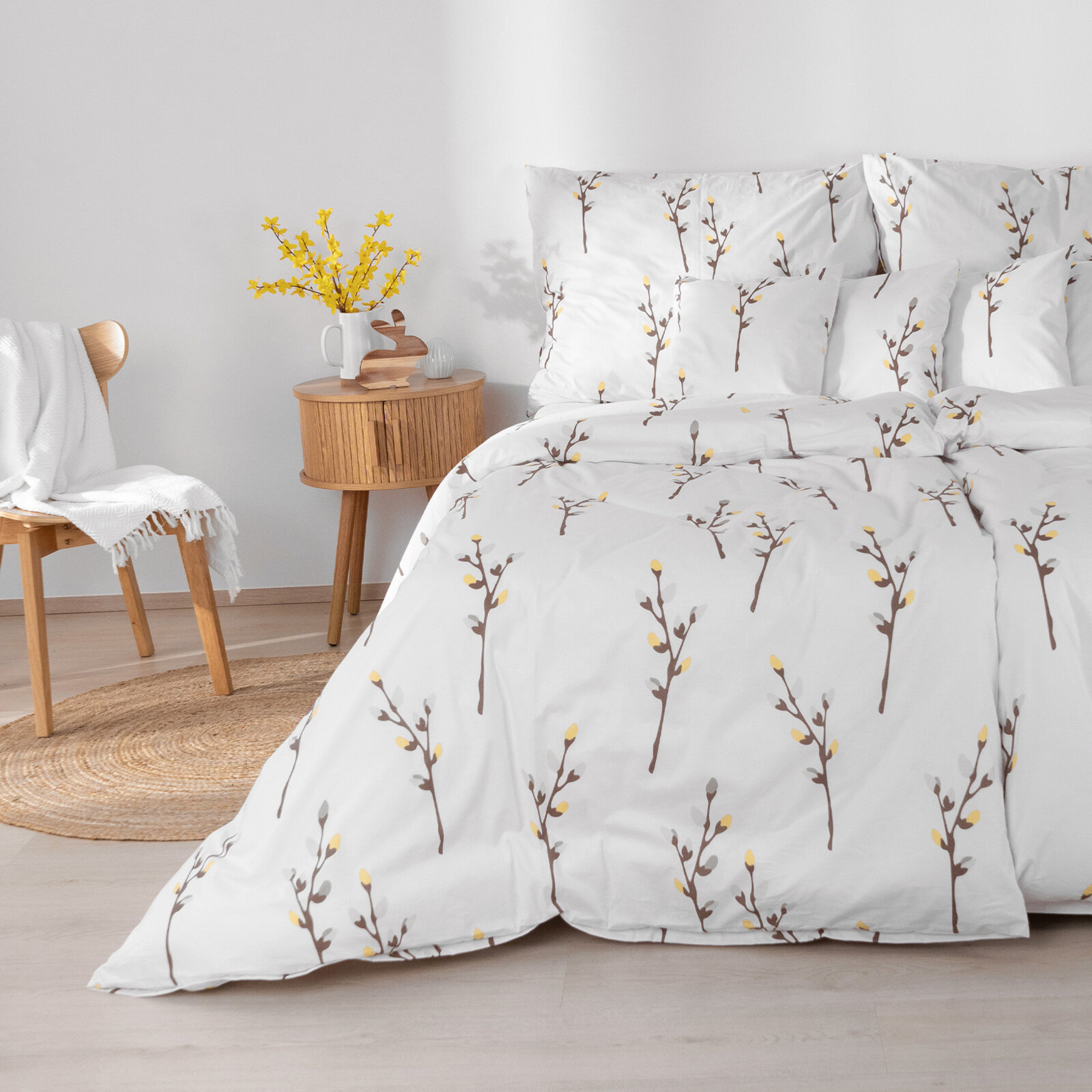 Ostern Bettwäsche aus Baumwolle - Weidenkätzchen