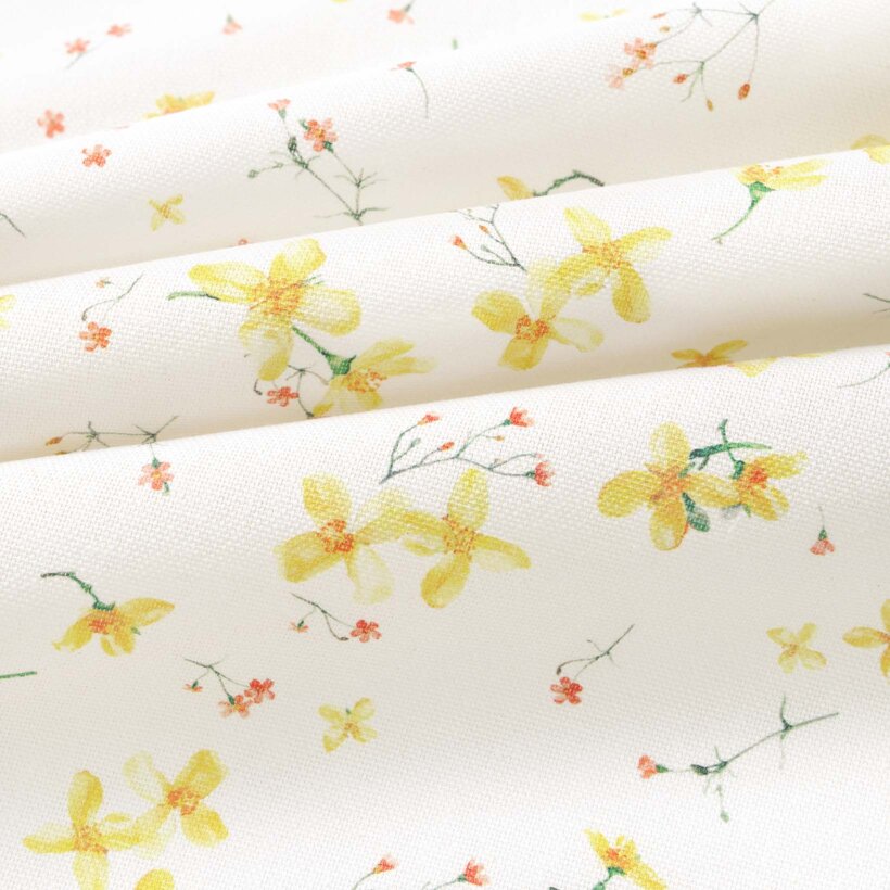 Runde Tischdecke Valencia - Blüten der Narzissen