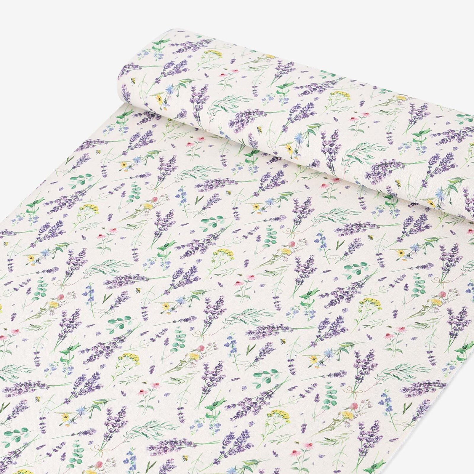 Dekorativer Stoff Valencia - Lavendelgarten