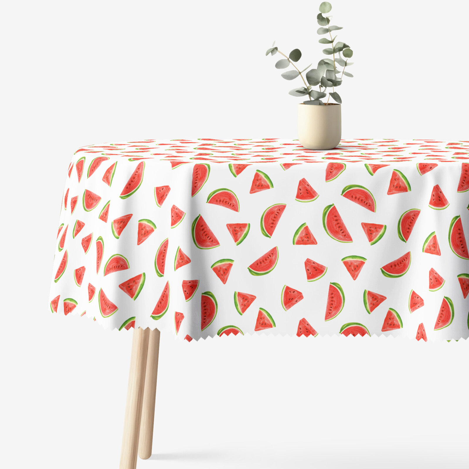 Ovale Tischdecke Teflon - Melone