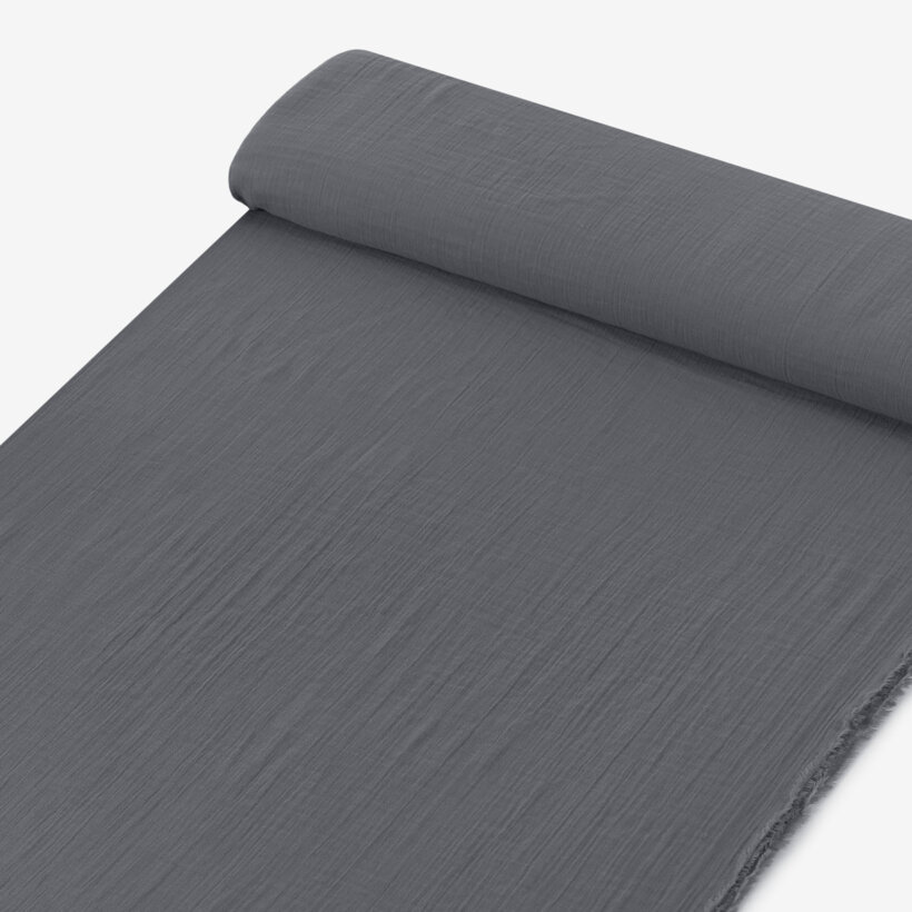 Musselinstoff – anthrazit