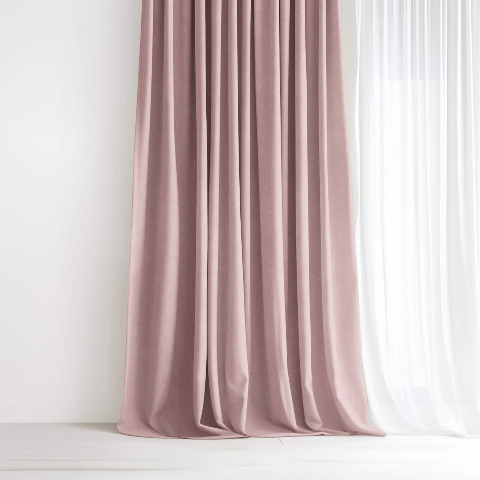 Dekorativer Vorhang Marbella - altrosa
