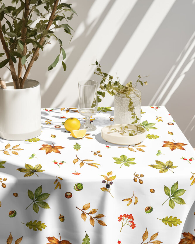 Eckige Tischdecke Teflon - Zauber des Herbstes