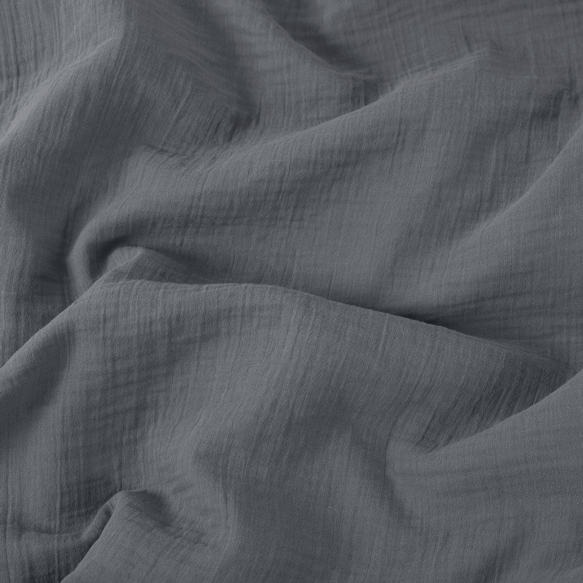 Musselinstoff – anthrazit