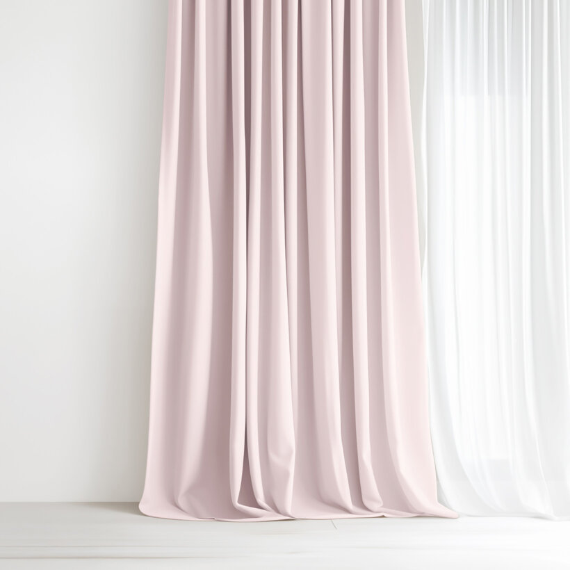 Dekorativer Vorhang – rosa