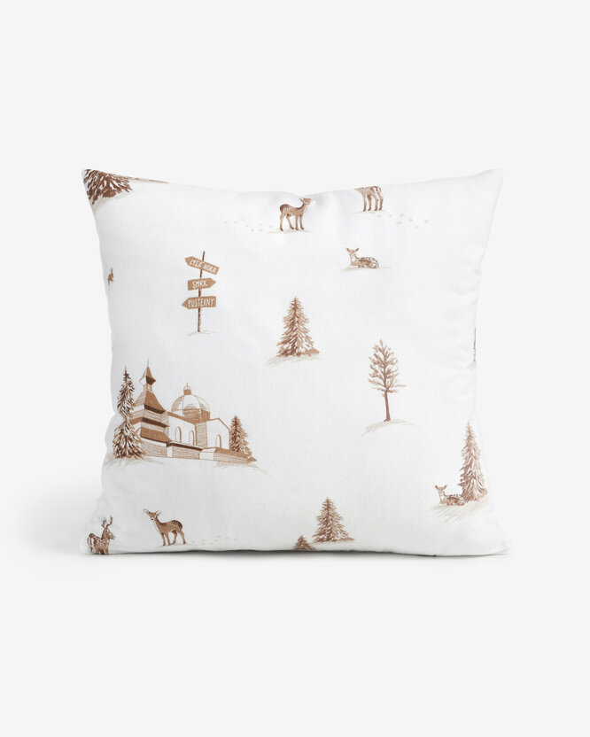 Kissenbezug aus Flanell - Berge