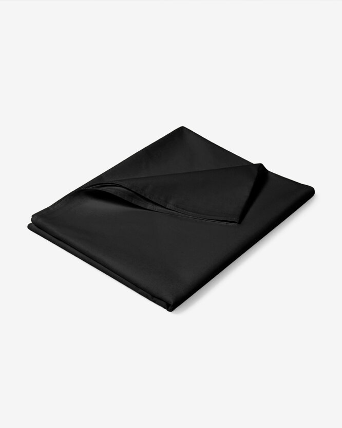 Bettlaken aus Baumwolle - schwarz