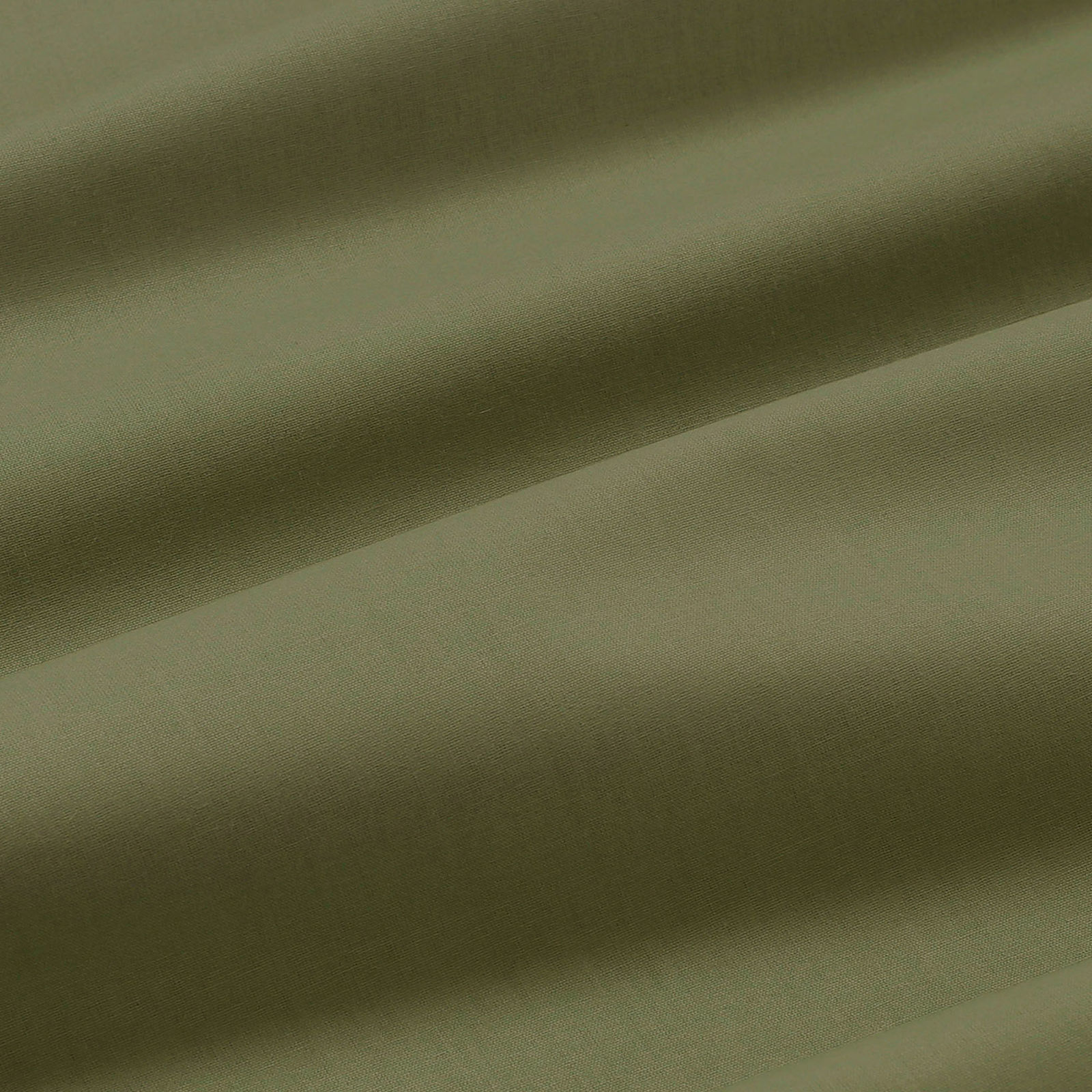 Bettwäsche aus Baumwolle - olivgrün