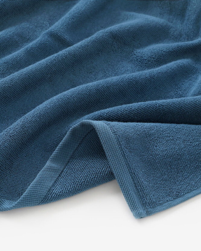 Frottierhandtuch/Duschtuch Soft ohne Bordüre – petrol