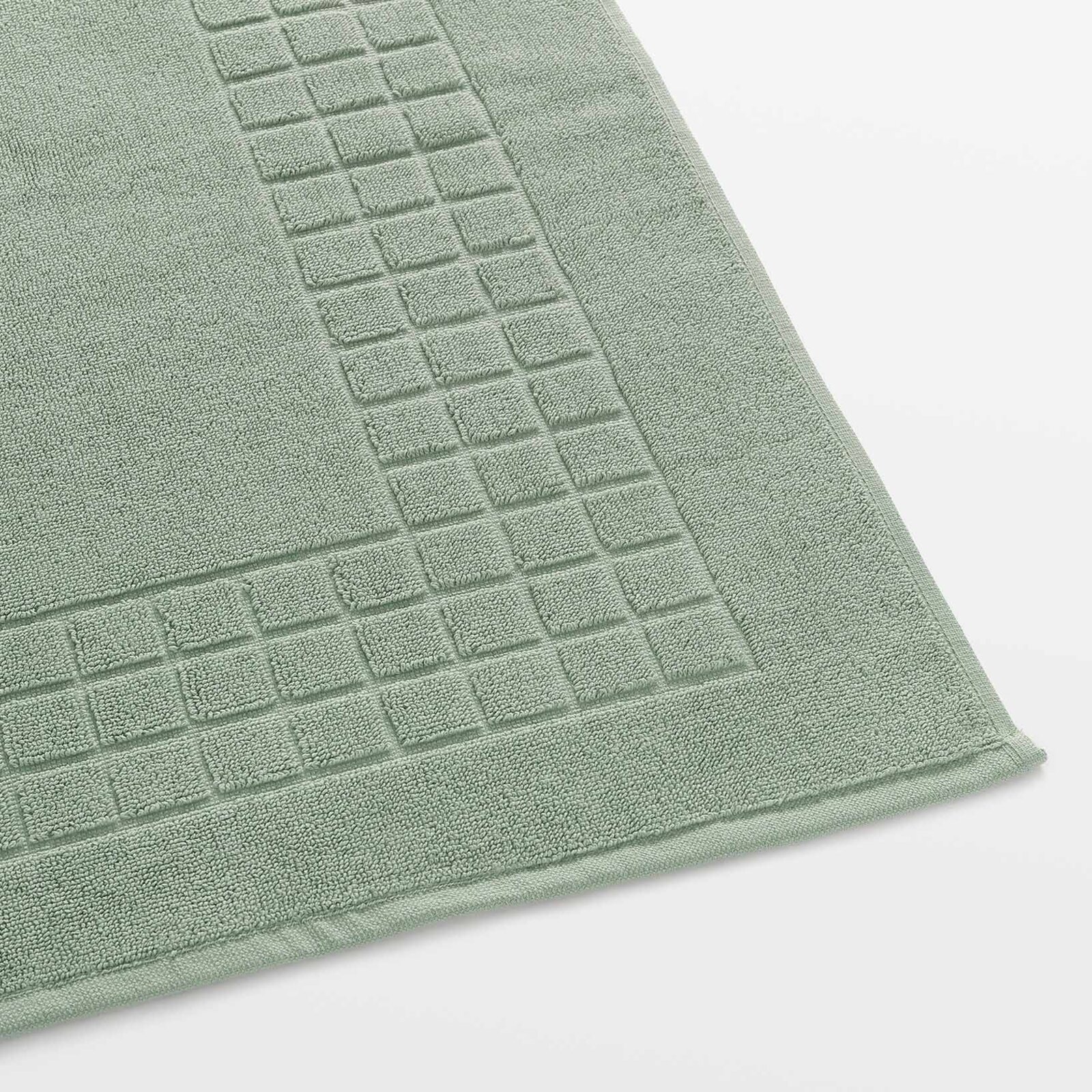 Frottier-Badematte Mozaika – salbeigrün