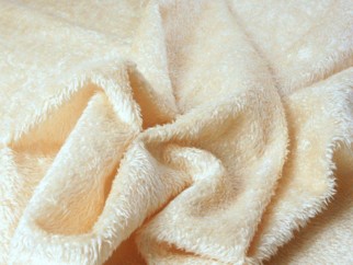 Plyš - metráž š. 150cm - TERAN 207 SVĚTLE BÉŽOVÝ