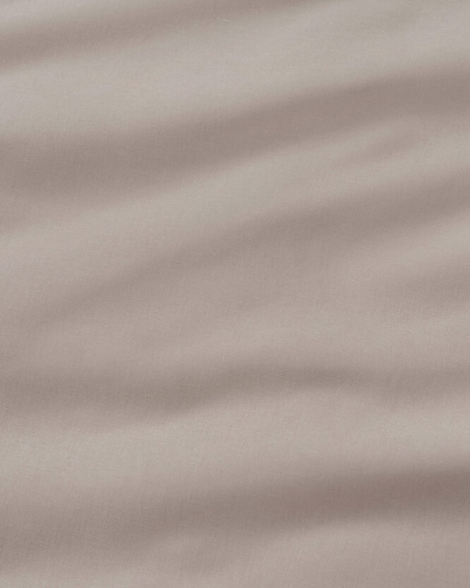 Runde Tischdecke 100% Baumwolle - graubraun