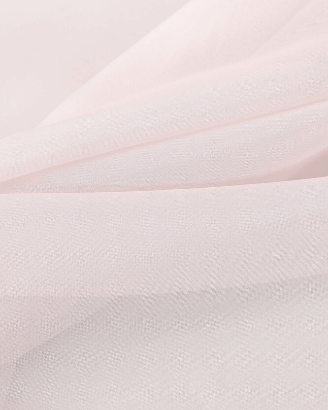 Glatter Voile – Puderrosa