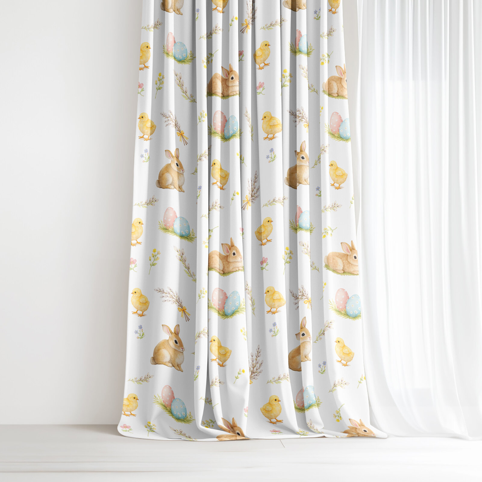Ostern Dekorativer Vorhang – Frohe Ostern